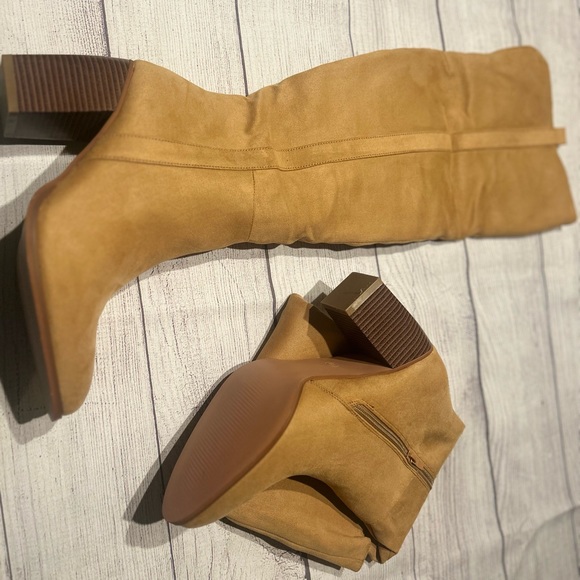 New Over the Knee Chunky Heel Boots - Picture 6 of 12
